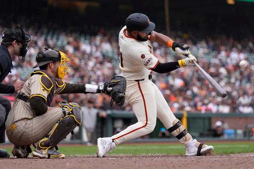 Padres Giants Baseball