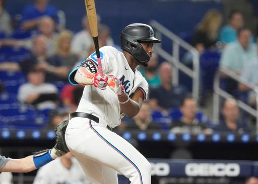 Dodgers Marlins Baseball