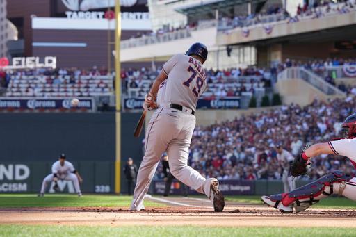 Astros hit 4 homers, with a pair by Abreu, to rout Twins 9-1 and take 2-1 ALDS lead