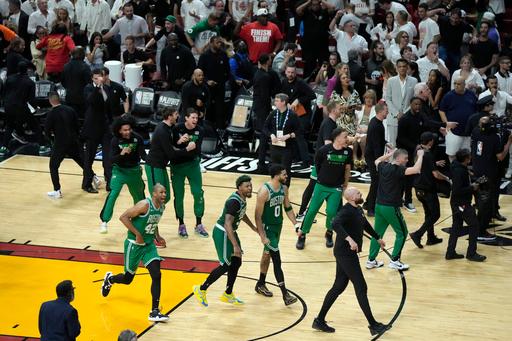 APTOPIX Celtics Heat Basketball