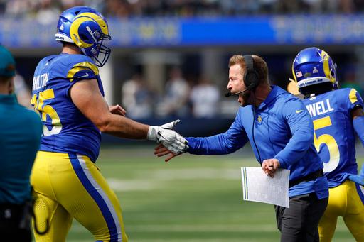 If Sean McVay's first child arrives on a Sunday this month, the Rams will have to play without him