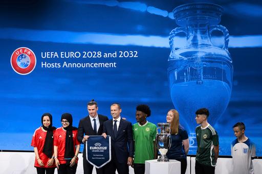 UEFA picks UK-Ireland to host soccer's 2028 European Championship. Italy-Turkey to stage Euro 2032